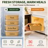 60 Pack 29OZ Disposable Meal Prep Containers, Paper Bowls With