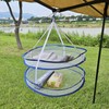Portable 2-Tier One-Touch Mesh Drying Net for Camping & Water Play Gear 2-tier 2ea