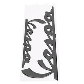 Emblem Sticker, Motorcycle Sticker, 3 Dimensional Sticker for GTS300 LX125 LX150 125 150 IE Sprint Primavera 300 LX LXV Super (Black)