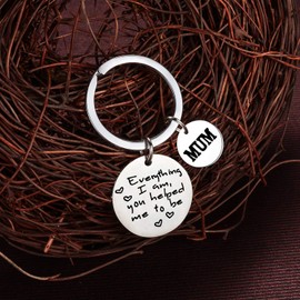 Nfyxcaz Mum Gifts Mum Keyring from Daughter Son Mother's Day Gifts Mother Keychain Christmas Birthday Gifts for Mum (mum gifts-4)