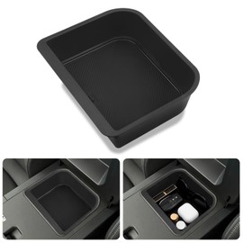 1797 Center Console Organizer fit for Toyota Land Cruiser Prado 250 / Lexus GX 550 2024 2025 Accessories Armrest Storage Tray Non-Slip Rubber Pad (Only fit Cool Box)