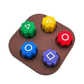 DEVENTORZ Korean Folk Play Set, Gonggi Kongi, Stone Picking Game, Squid Game, For Kids, Educational Toys, Reactive Skills, Family Game (Square Base Set)