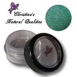Christmas Color! All Natural Mineral Powder Pearl Green Eye Color (Eyeshadow) - Emerald Green