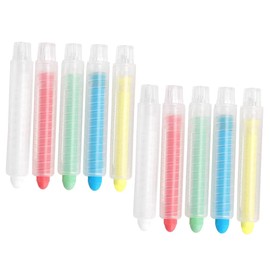 Operitacx 10stücke Wasserlösliche Farbige Staubfreie Kreide Für Lehrer Für Tafel Kunstprojekte Und Kinderfreundliches Malen Für Klassenzimmer Und Partys