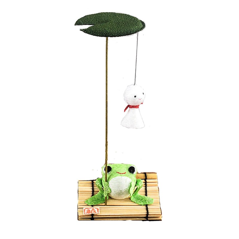Teru Frog Summer Tradition Handmade Crepe Nagomi Japanese Goods (Owl)