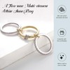 Zernblend Three Layer Stackable Gold Rings for Women, Rings Gold,