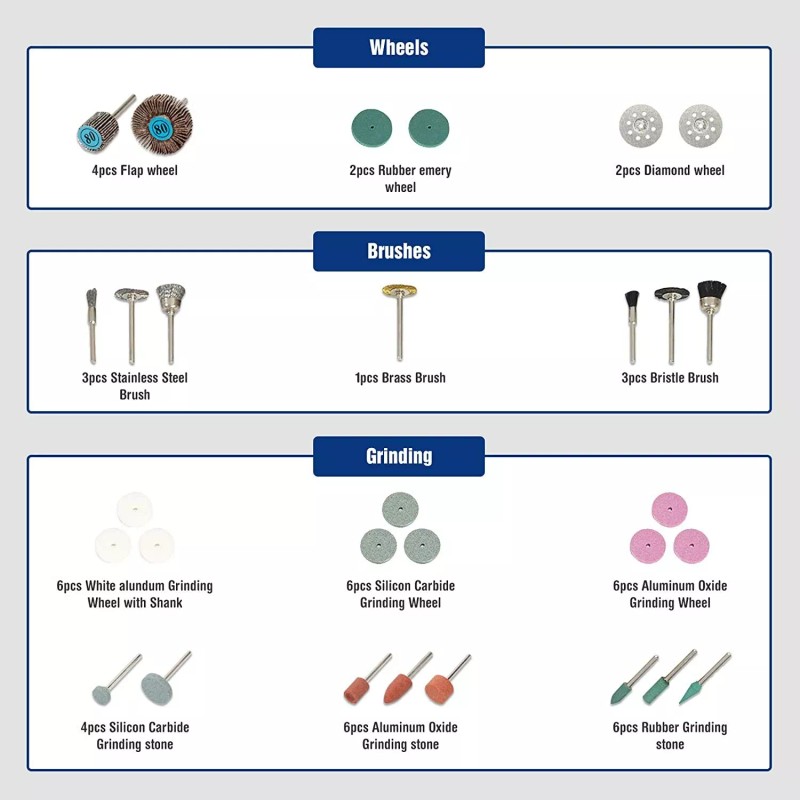 WORKPRO 276-piece Rotary Tool Accessories Kit Universal Fitment for Easy