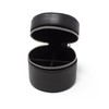 Men's 100% Leather Cufflink Storage Box (Black)