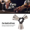 3 End Bar Measuring Cup 304 Stainless Steel Ergonomic Wine