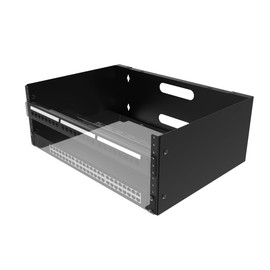 JINGCHENGMEI 4U Wall Mount Patch Panel Bracket- 14 inches Deep Network Rack for Network Switches, Patch Panel, Shallow Networking and IT Equipment, (4U)