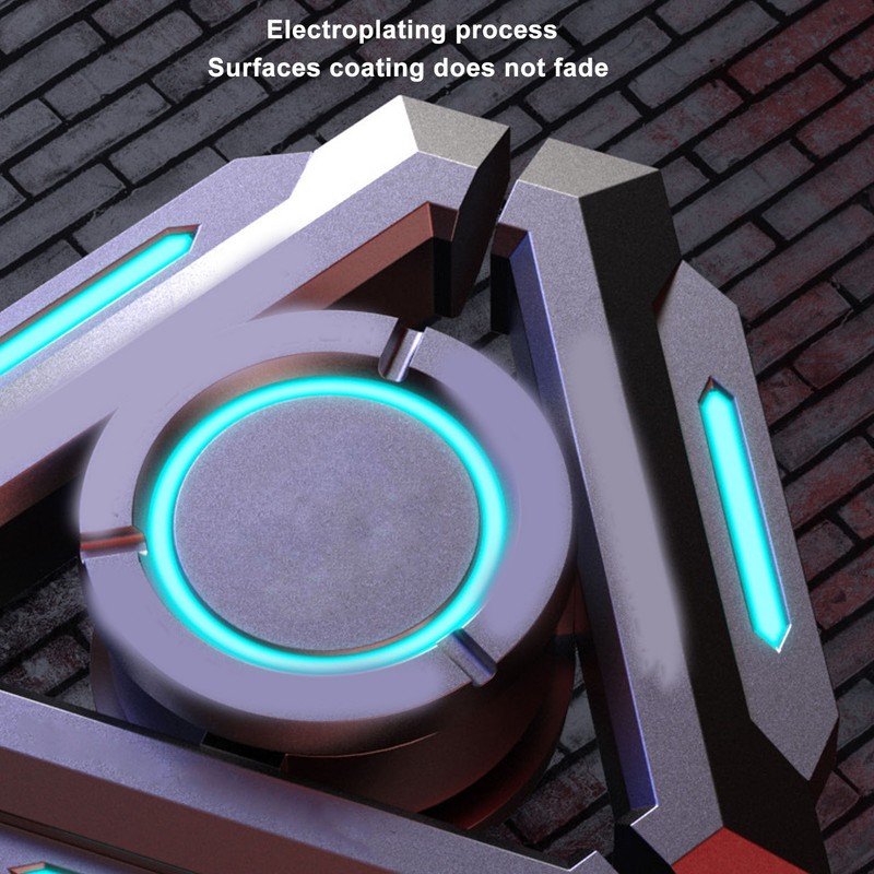 Fingertip Gyroscope Luminous Reduce Anxiety Metal Rotating Decompression Toy for