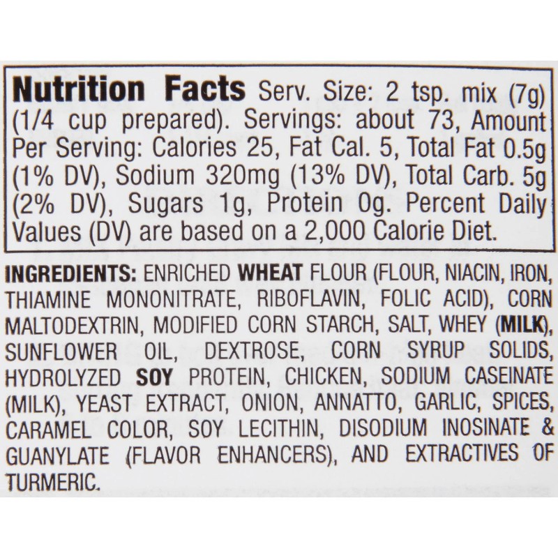 McCormick Lot 2 Bottles McCormick Poultry Gravy Mix (18 oz.)