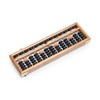 Black long Di fang Wooden Abacus - Professional 13 Column