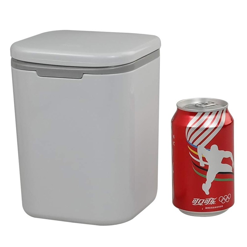 Hommp Bote de basura de escritorio pequeño reciclado, bote de