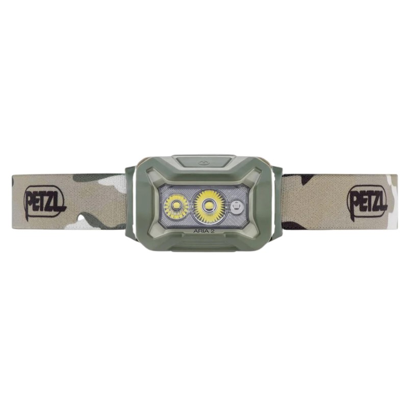 Petel E070DA01 Waterproof Dustproof Compact Headlight, Aria 2R RGB Camouflage