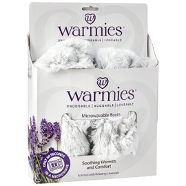 Warmies Warmies? Fully Heatable Wellness Boots Scented with French Lavender - Grey Marshmallow,