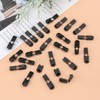 26pcs Zipper Pull Cord Ends Shoe Lace End Clips Cord