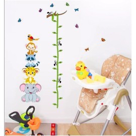 DaraBaby Vinil Infantil Animales De La Selva Regla De Medición