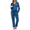 Vlazom Pyjamas Set for Women, Soft Two Pieces Pjs Sets