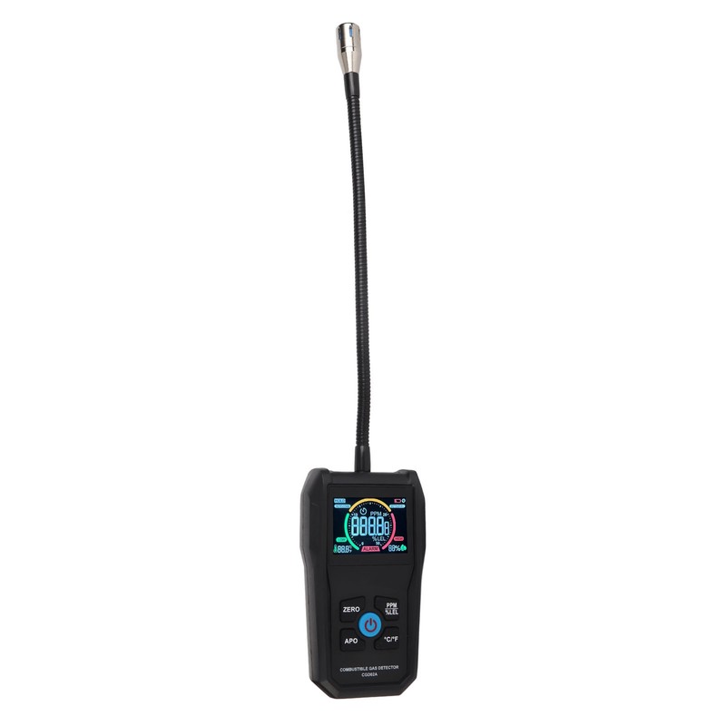 Combustible Gas Detector 50‑50000PPM LCD Display Screen Portable Gas Leak
