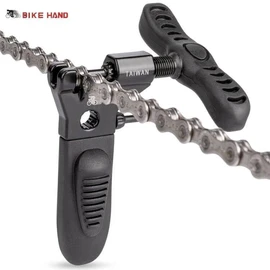BIKE HAND Bicycle Chain Breaker Splitter Tool Bike Chain Pin Remover Removal Joining Tool for 1-Speed to 7, 8, 9, 10, 11,12-Speed Chains - 2 in 1 Quick Link Tool & Chain Breaker (YC-336)