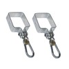 1-2 pieces h2i swing clamps, square, 90 x 90 mm/round,