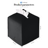 Tissue Box Cover, Jeethemy Square PU Leather Tissue Box Holder,