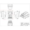 DIN Rail Mount AC 120V NEMA 5-15R Receptacle Outlet Power