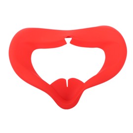 Silicone Eye Cover Pad Fit for Oculus Quest2 VR Headset AntiSweat Light Blocking Eye Cover(Red )