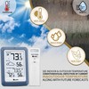 Indoor Outdoor Thermometer Hygrometer Wireless Weather Station, Temperature Humidity Monitor