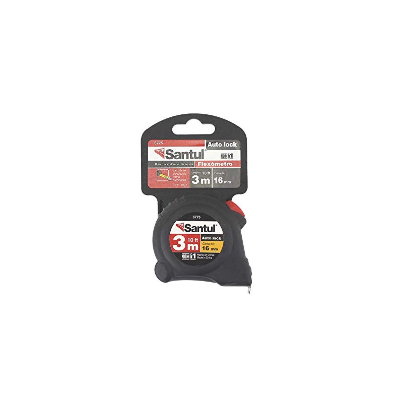 Santul 6775 Flexómetro Auto Lock, 3m