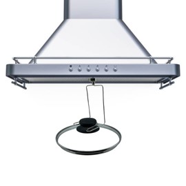 Magnetic Pot Lid Holder Organizer For Hood Vent - Keep Kitchen Counter Clean with Heavy Duty Hook Lid Holders and Spoon Rests for Use While Cooking; Stove Stand for Lids | Unique Kitchen Gadgets