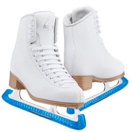 Jackson Classic 500 Womens/Girls Figure Ice Skates, Medium Width, Womens Size 7 with Top Notch Skate Guard