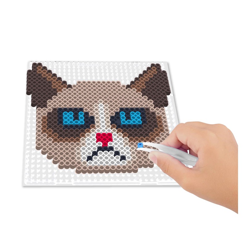 Splat Planet Cat Themed Pixel Art Melty Bead kit Fuse