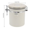 Airtight Coffee Canister 304 Stainless Steel Valve with Scoop for