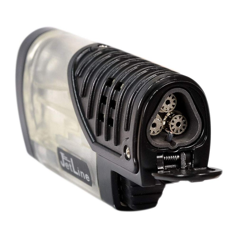 Lighter Triple Flame Torch Jetline Patriot Features a Cigar Punch-