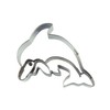 Staedter Tinplate Dolphin Cookie Cutter, Silver, 6.5 cm