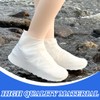 VONJUMA 2 Pairs Shoe Covers Waterproof Non-Slip Shoe Covers Reusable