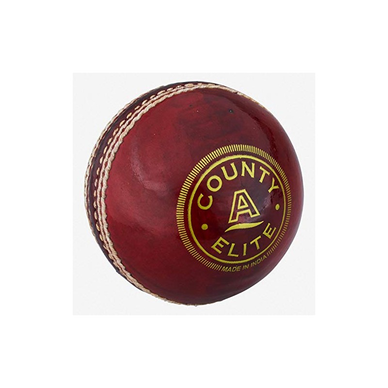 Readers Unisex's County Elite Cricket Ball 5.5oz, Red, Mens 1A4512M01