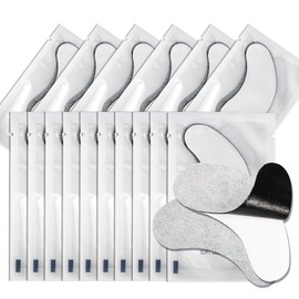 Lunamoon 2-in-1 UV Eye Pads for Eyelash Extension, Eyelash Extension Pad, Eye Gel Patch for Eyelash Extensions, Eyelash Pads, 20 Pairs (White20)