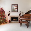 ILOT 12"x16" Solid Wood Mahogany Display Shadow Box Frame -