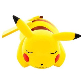 TEKNOFUN Pokémon 811360 Sleeping Pikachu Light-up Figurine-25cm, Yellow
