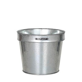 Dulton Garden Supplies Galvanized Pot Cover Height 10.2 inches (260 mm) Top Diameter 10.2 inches (260 mm) GALVANIZED POT COVER K865-1095-26
