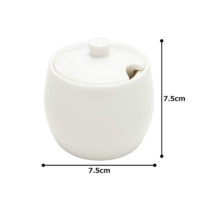 Narumi Sugar Pot Patia (PATIA) White 7.5cm 40794-4599