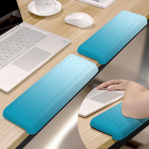 Rnivvi L-Shaped Desk Elbow Pad, 2-Pack Ergonomic Memory Foam Wrist