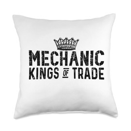 Funny Car Mechanic Dad Fathers day Job Appreciation Gifts Throw Pillow