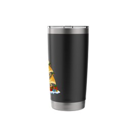 Music Lover Xmas Lights Musical Tuba Christmas Tree Stainless Steel Insulated Tumbler