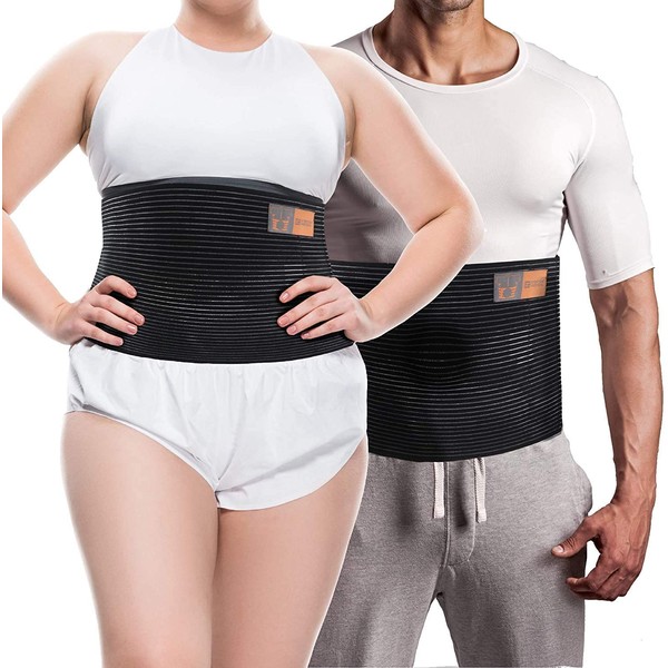 Plus Size Umbilical Hernia Support Belt I Pain and Discomfort Relief from Umbilical, Navel, Ventral and Incisional Hernias I Hernia Binder for Big Men and Large Women I XXXL/3XL