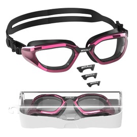 Whale Adult Swimming Goggles - 100% UV and Anti-fog - Ultra Soft Silicone Seal for Men/Ladies