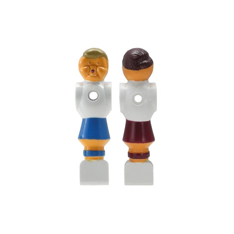 Billiard Evolution 22 Old Style Red and Blue Foosball Men